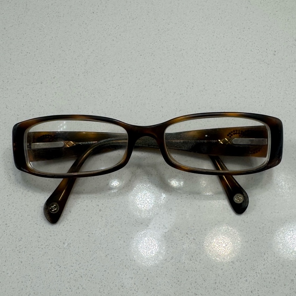 CHANEL Amber Tortoise Shell Glasses